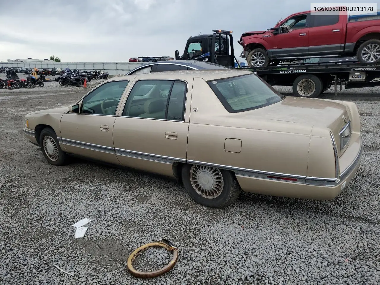 1994 Cadillac Deville VIN: 1G6KD52B6RU213178 Lot: 55660655