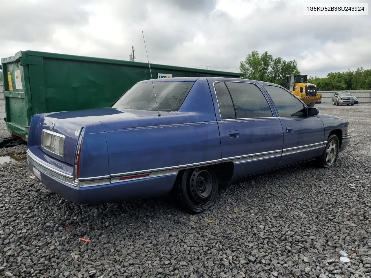 1995 Cadillac Deville VIN: 1G6KD52B3SU243924 Lot: 56945395