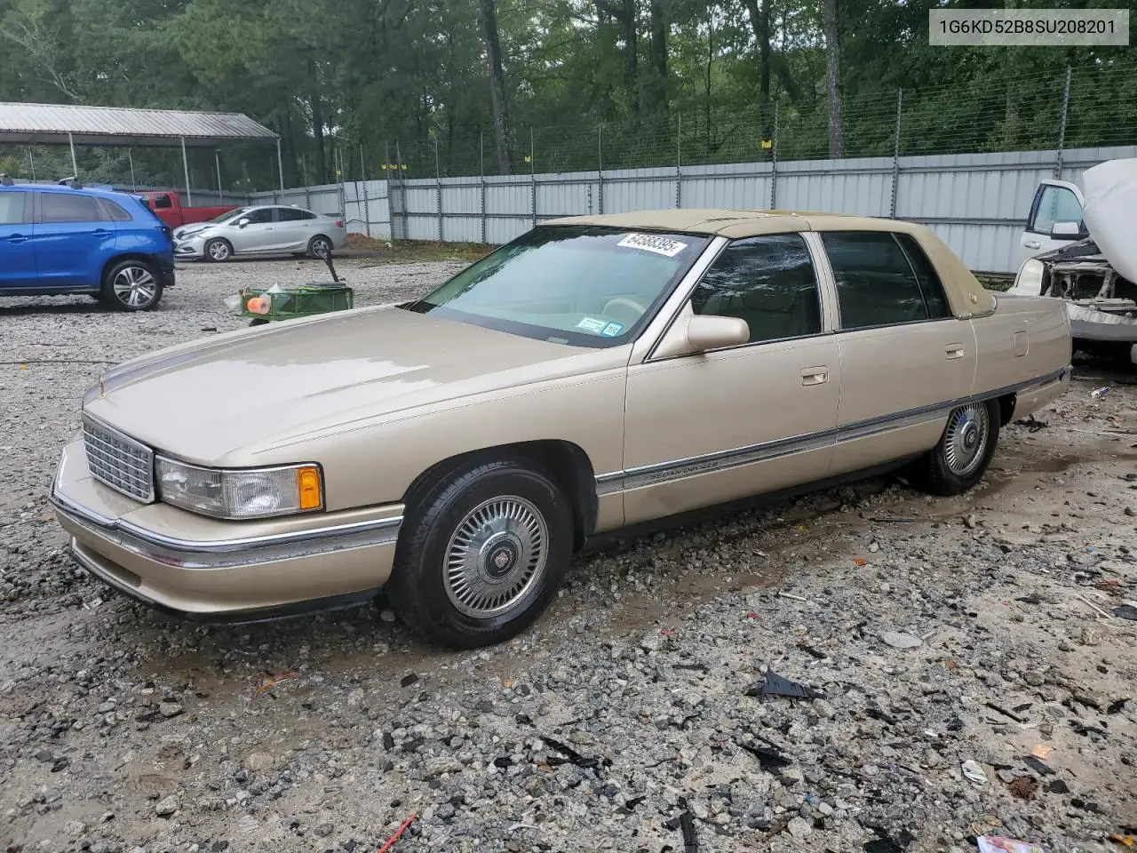 1995 Cadillac Deville VIN: 1G6KD52B8SU208201 Lot: 64588395