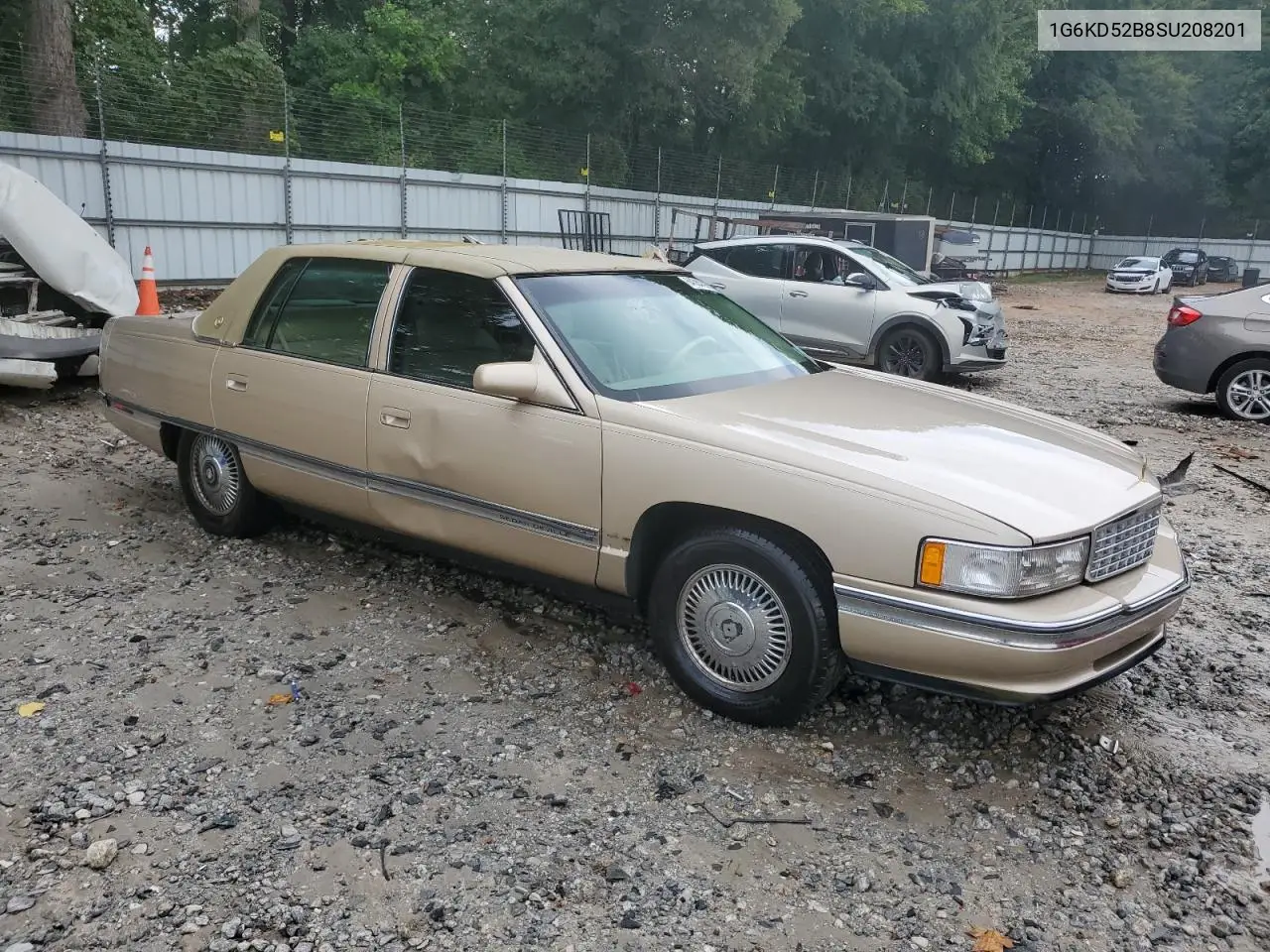 1995 Cadillac Deville VIN: 1G6KD52B8SU208201 Lot: 64588395