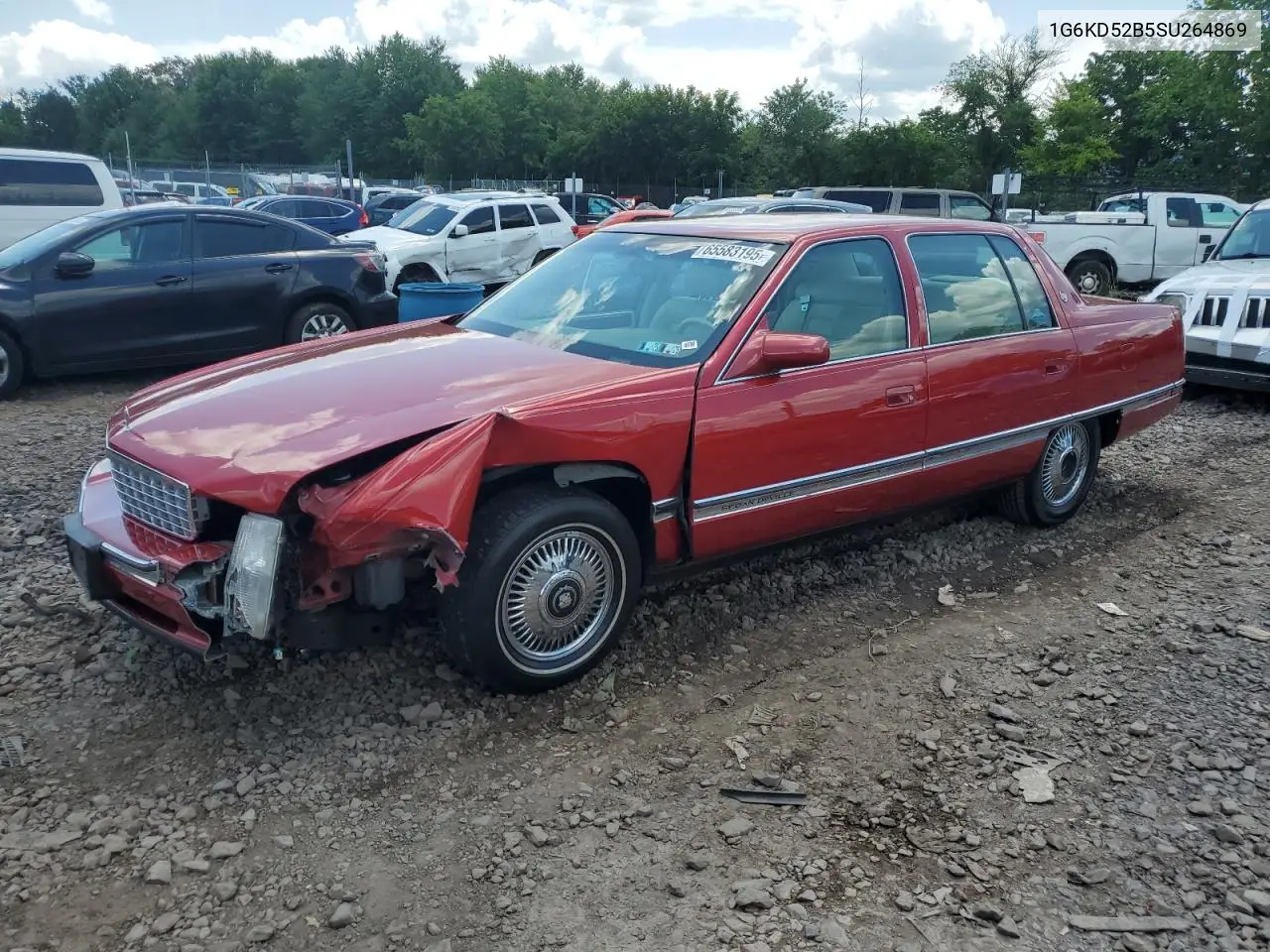 1995 Cadillac Deville VIN: 1G6KD52B5SU264869 Lot: 65583195