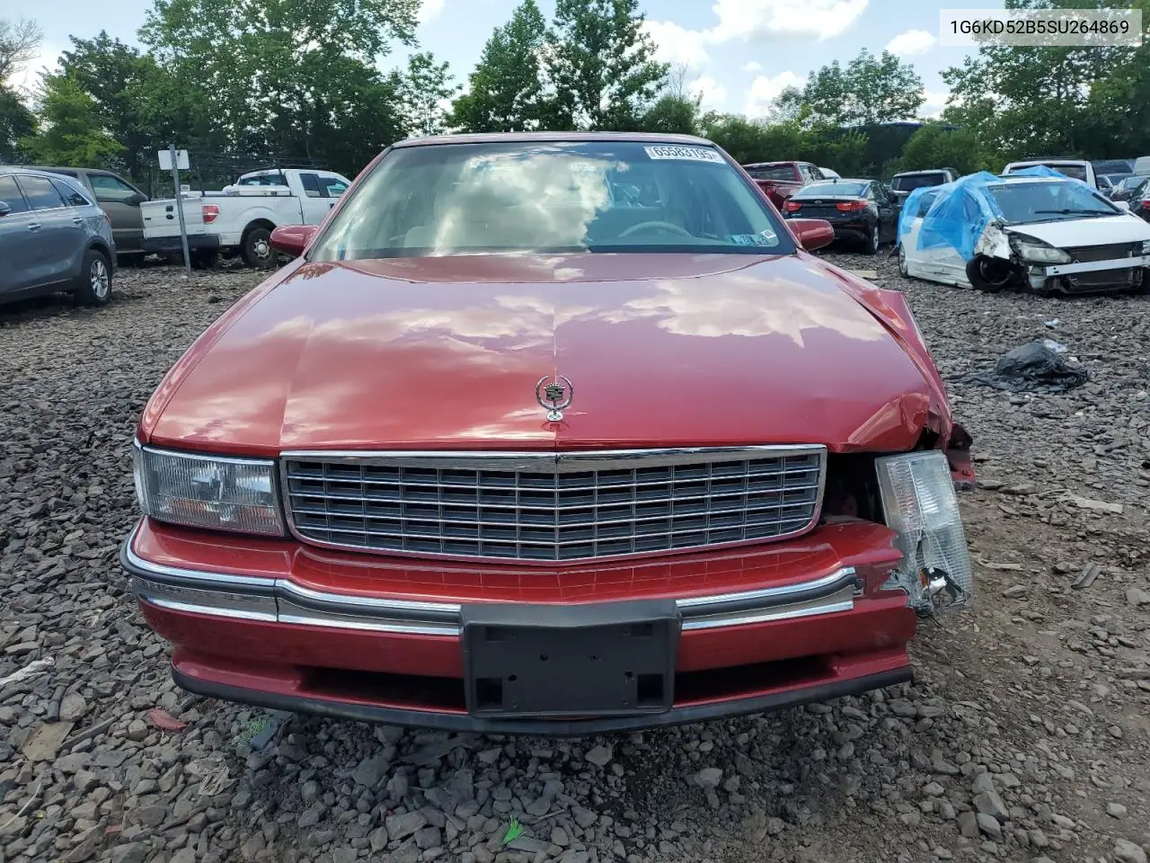 1995 Cadillac Deville VIN: 1G6KD52B5SU264869 Lot: 65583195