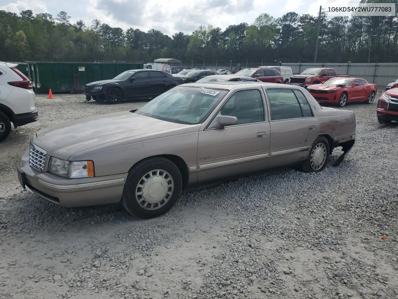 1998 Cadillac Deville VIN: 1G6KD54Y2WU777083 Lot: 50233025