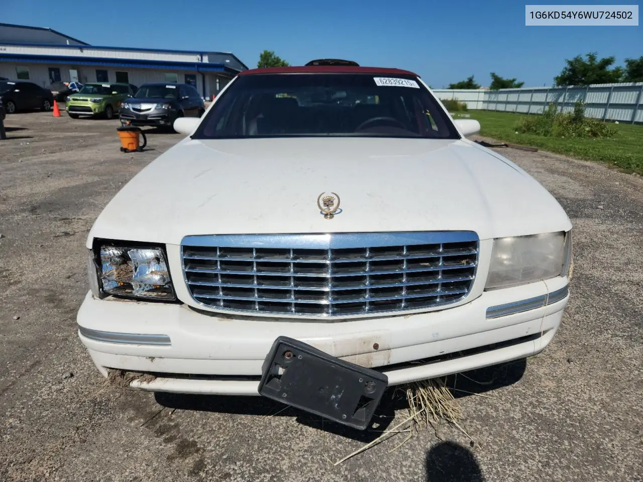 1998 Cadillac Deville VIN: 1G6KD54Y6WU724502 Lot: 62839215