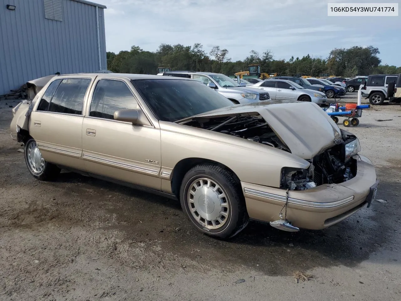 1998 Cadillac Deville VIN: 1G6KD54Y3WU741774 Lot: 80458144