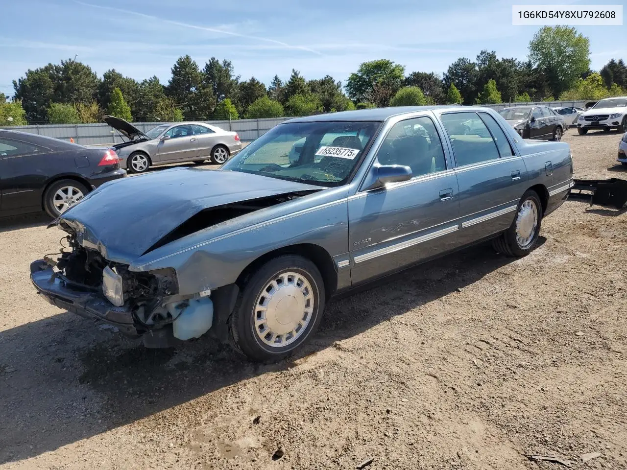 1999 Cadillac Deville VIN: 1G6KD54Y8XU792608 Lot: 55235775