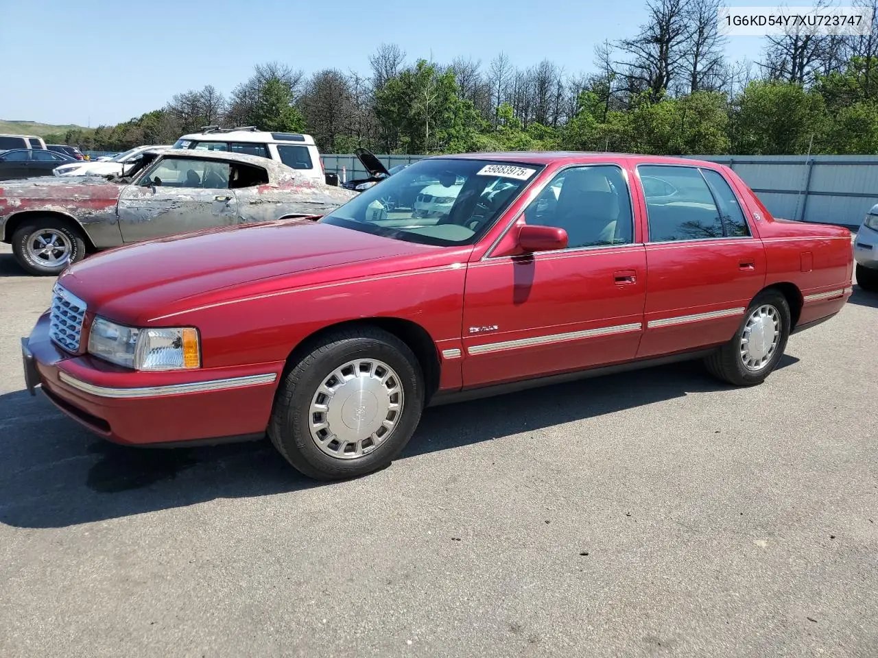 1999 Cadillac Deville VIN: 1G6KD54Y7XU723747 Lot: 59883975
