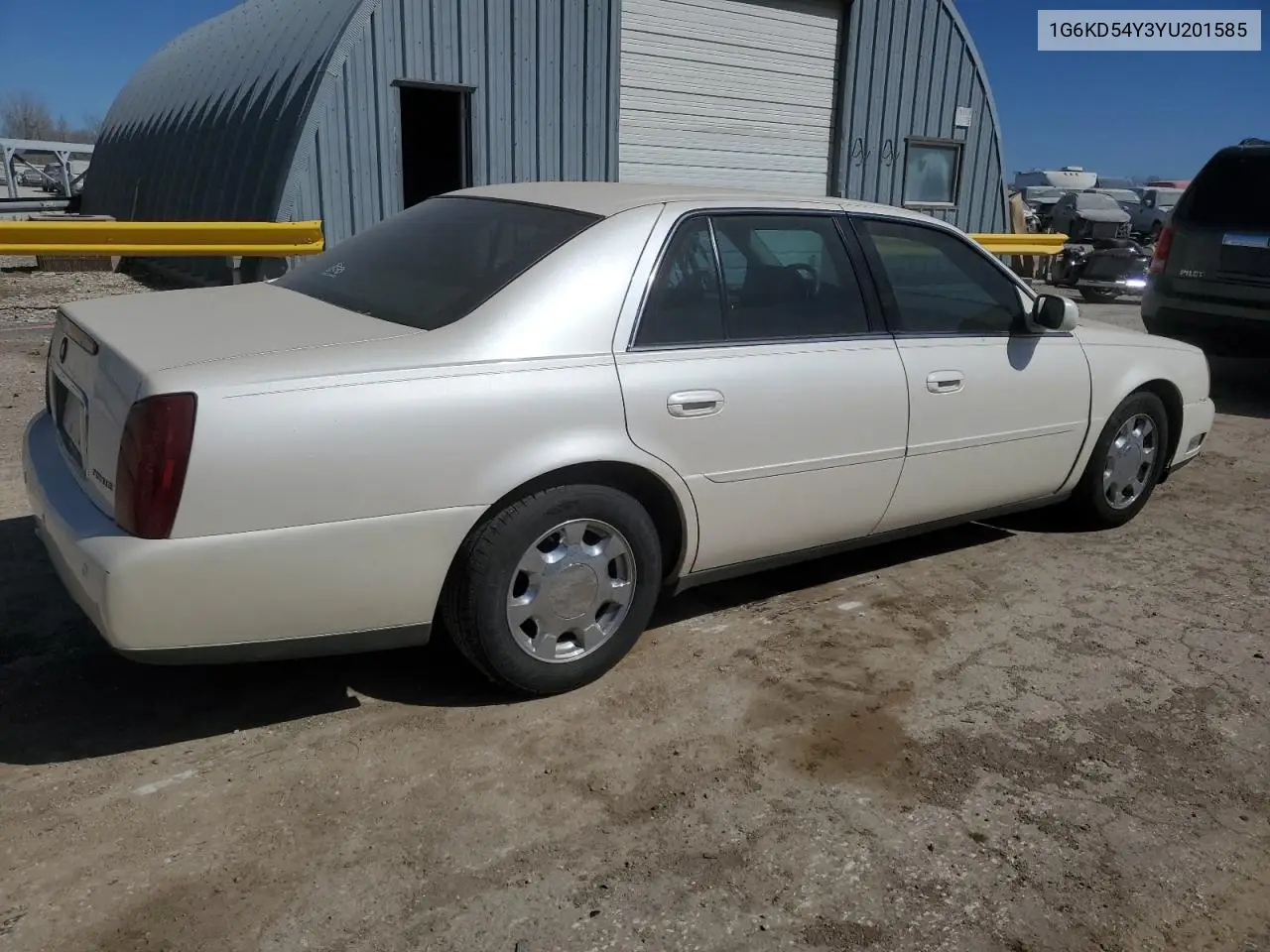 2000 Cadillac Deville VIN: 1G6KD54Y3YU201585 Lot: 49452015