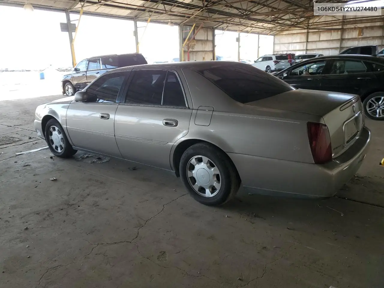 2000 Cadillac Deville VIN: 1G6KD54Y2YU274480 Lot: 51643015