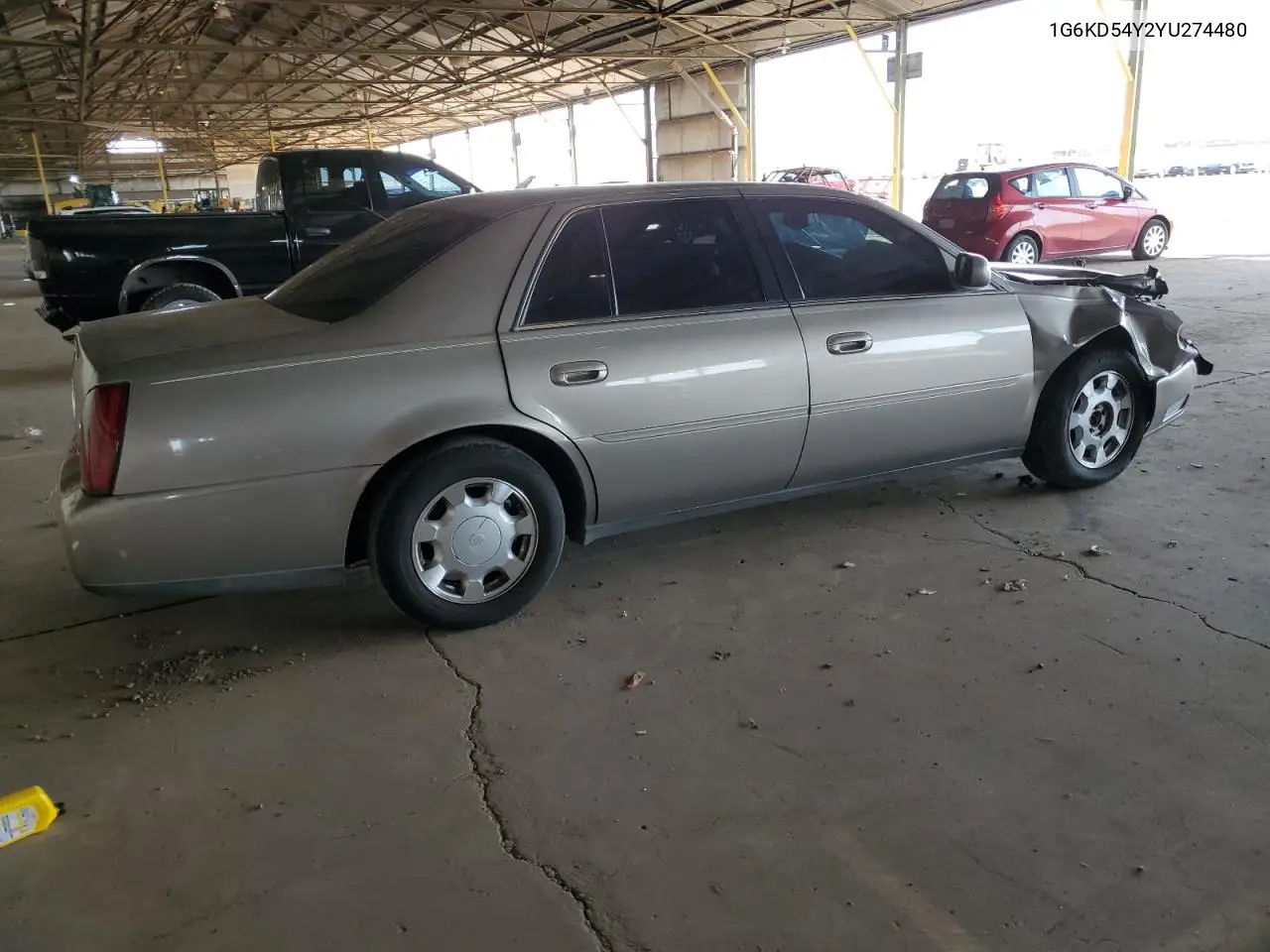 2000 Cadillac Deville VIN: 1G6KD54Y2YU274480 Lot: 51643015