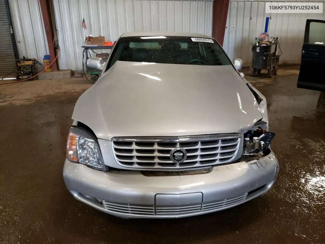 2000 Cadillac Deville Dts VIN: 1G6KF5793YU252454 Lot: 56850575