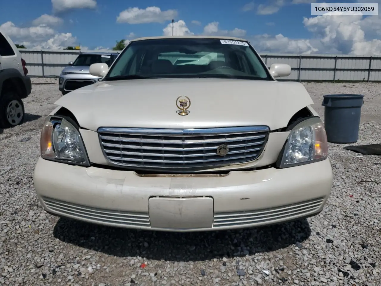 2000 Cadillac Deville VIN: 1G6KD54Y5YU302059 Lot: 61551235