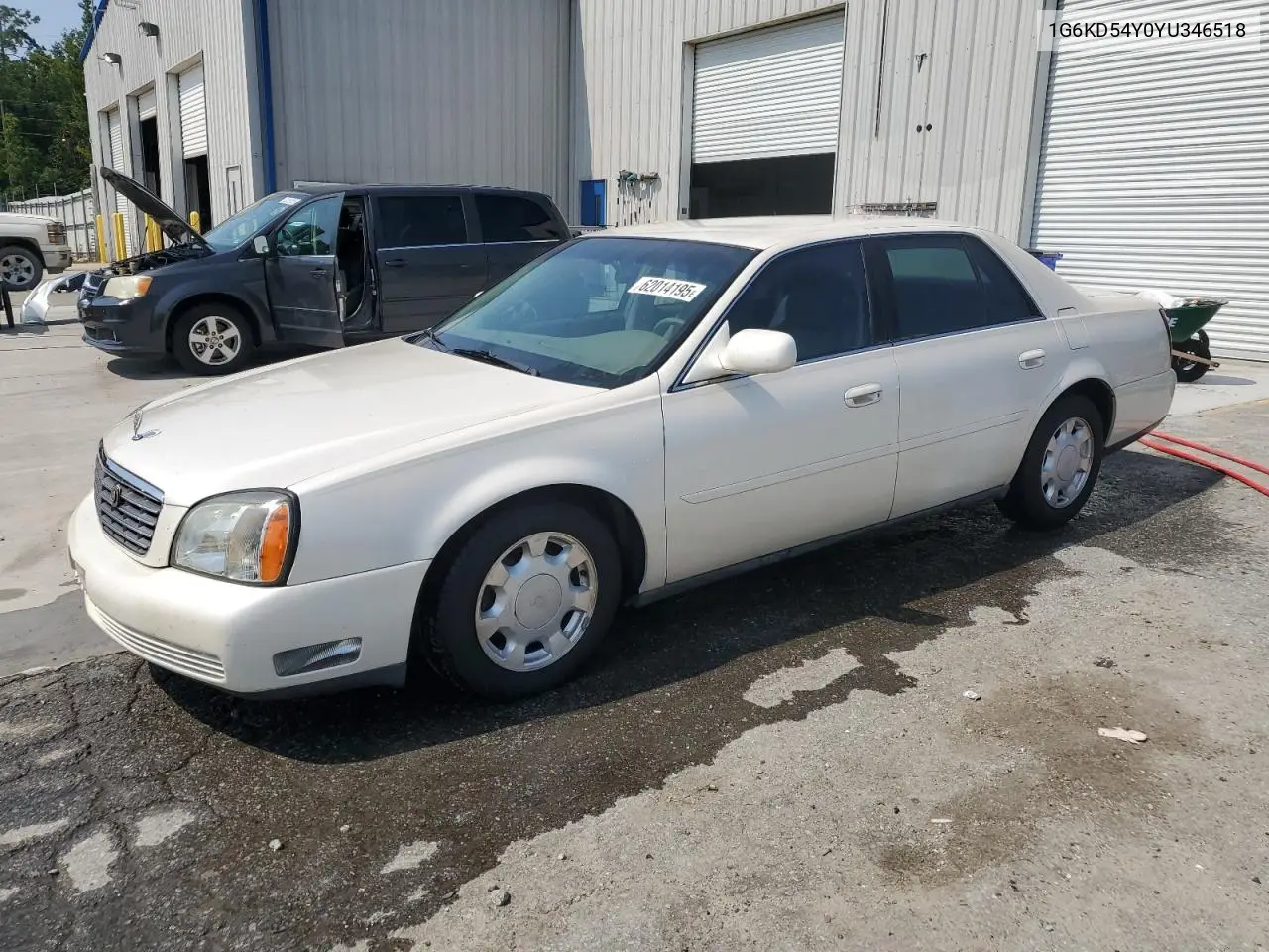 2000 Cadillac Deville VIN: 1G6KD54Y0YU346518 Lot: 62014195