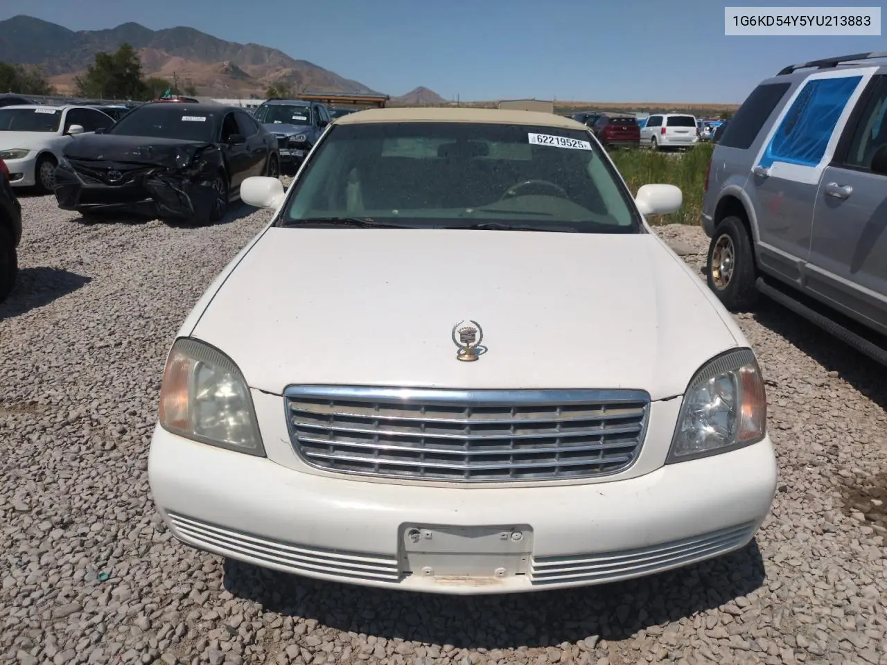 2000 Cadillac Deville VIN: 1G6KD54Y5YU213883 Lot: 62219525