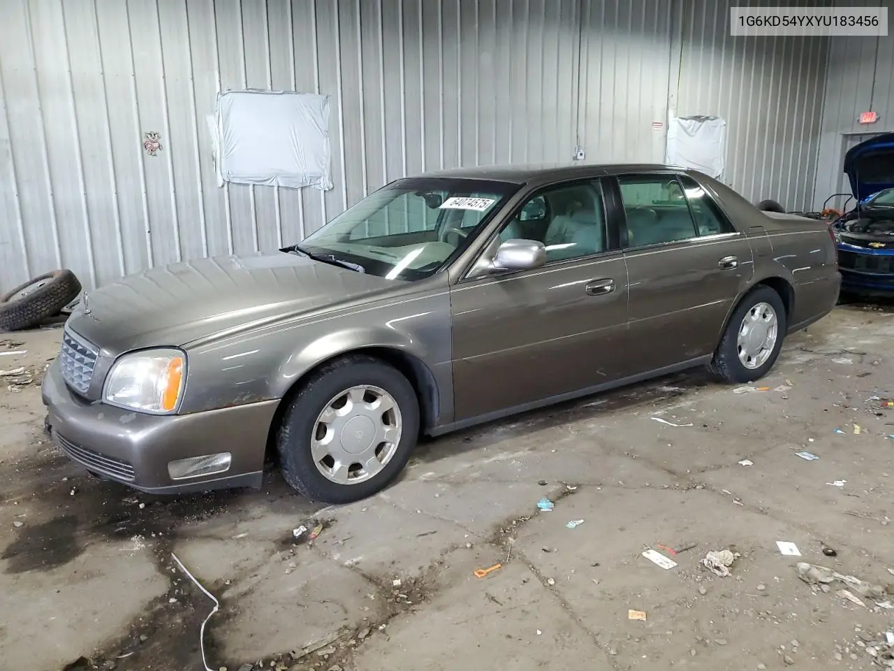 2000 Cadillac Deville VIN: 1G6KD54YXYU183456 Lot: 64074575