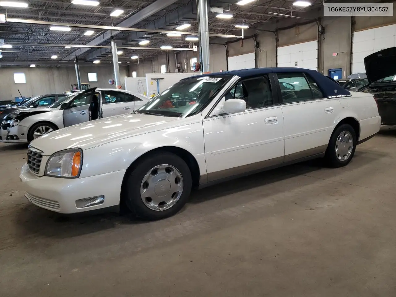 2000 Cadillac Deville Dhs VIN: 1G6KE57Y8YU304557 Lot: 65239795