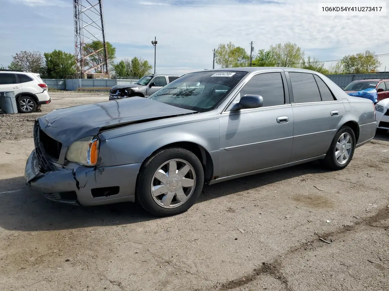 2001 Cadillac Deville VIN: 1G6KD54Y41U273417 Lot: 55604295