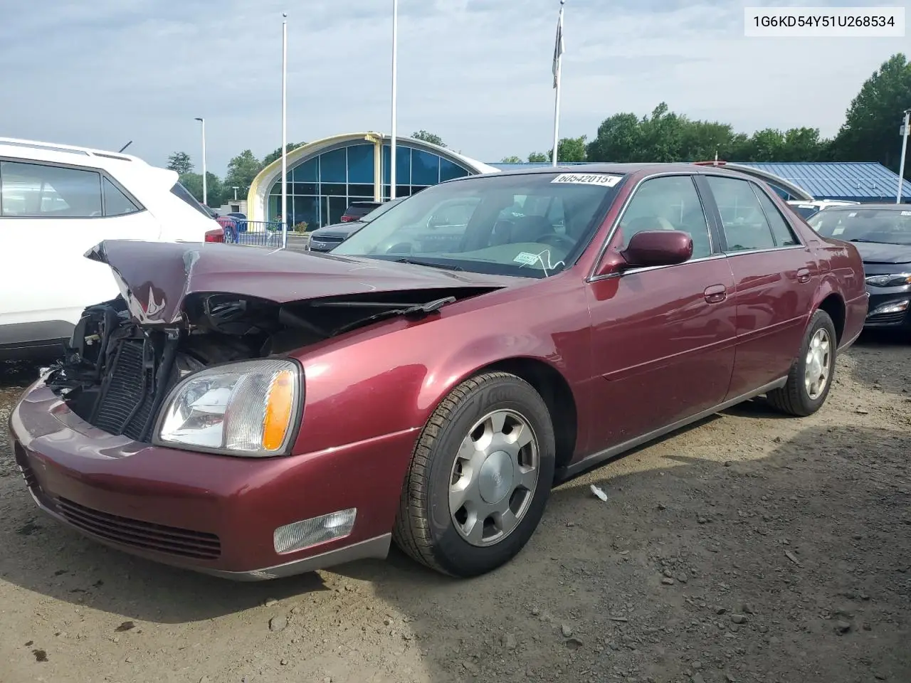 2001 Cadillac Deville VIN: 1G6KD54Y51U268534 Lot: 60542015