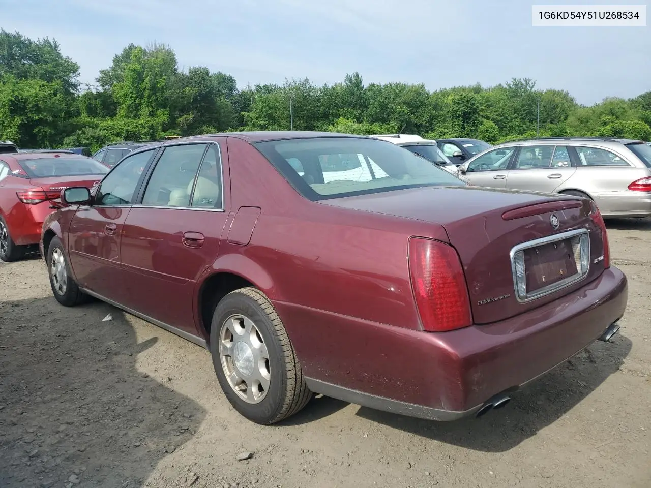 2001 Cadillac Deville VIN: 1G6KD54Y51U268534 Lot: 60542015