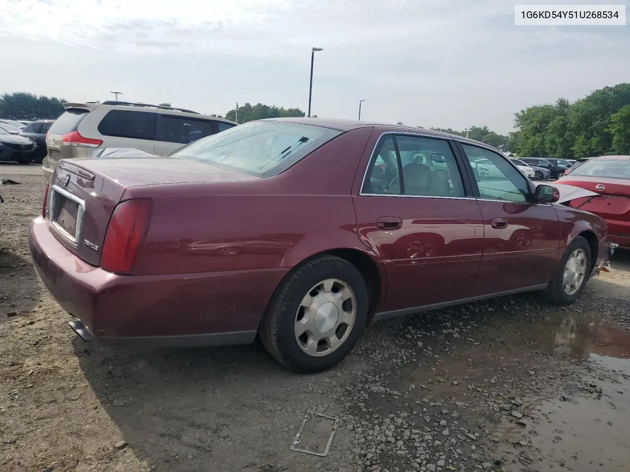 2001 Cadillac Deville VIN: 1G6KD54Y51U268534 Lot: 60542015