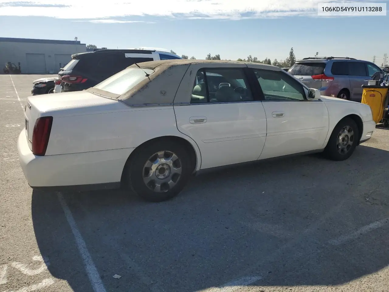 2001 Cadillac Deville VIN: 1G6KD54Y91U113288 Lot: 64148635
