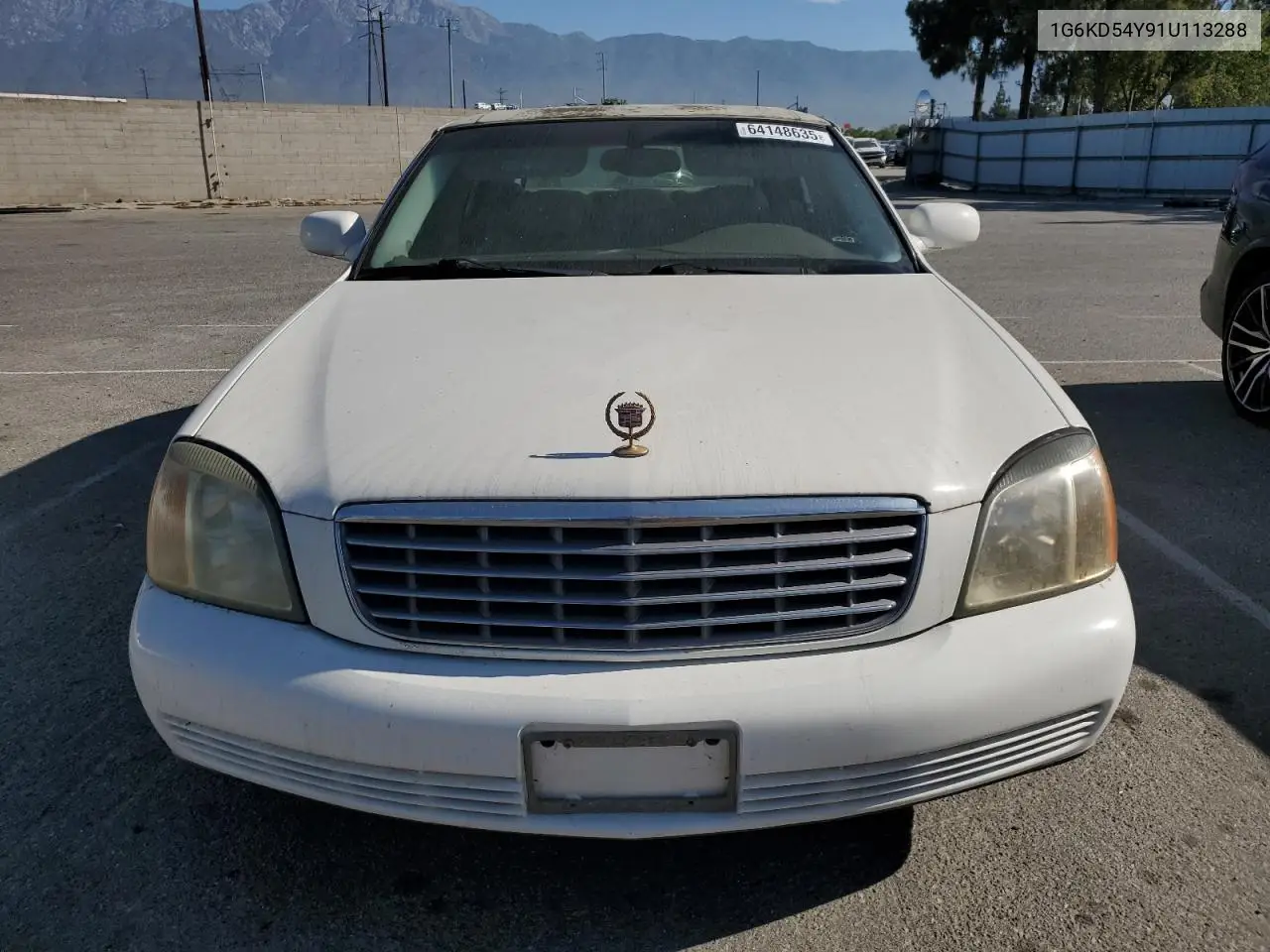 2001 Cadillac Deville VIN: 1G6KD54Y91U113288 Lot: 64148635