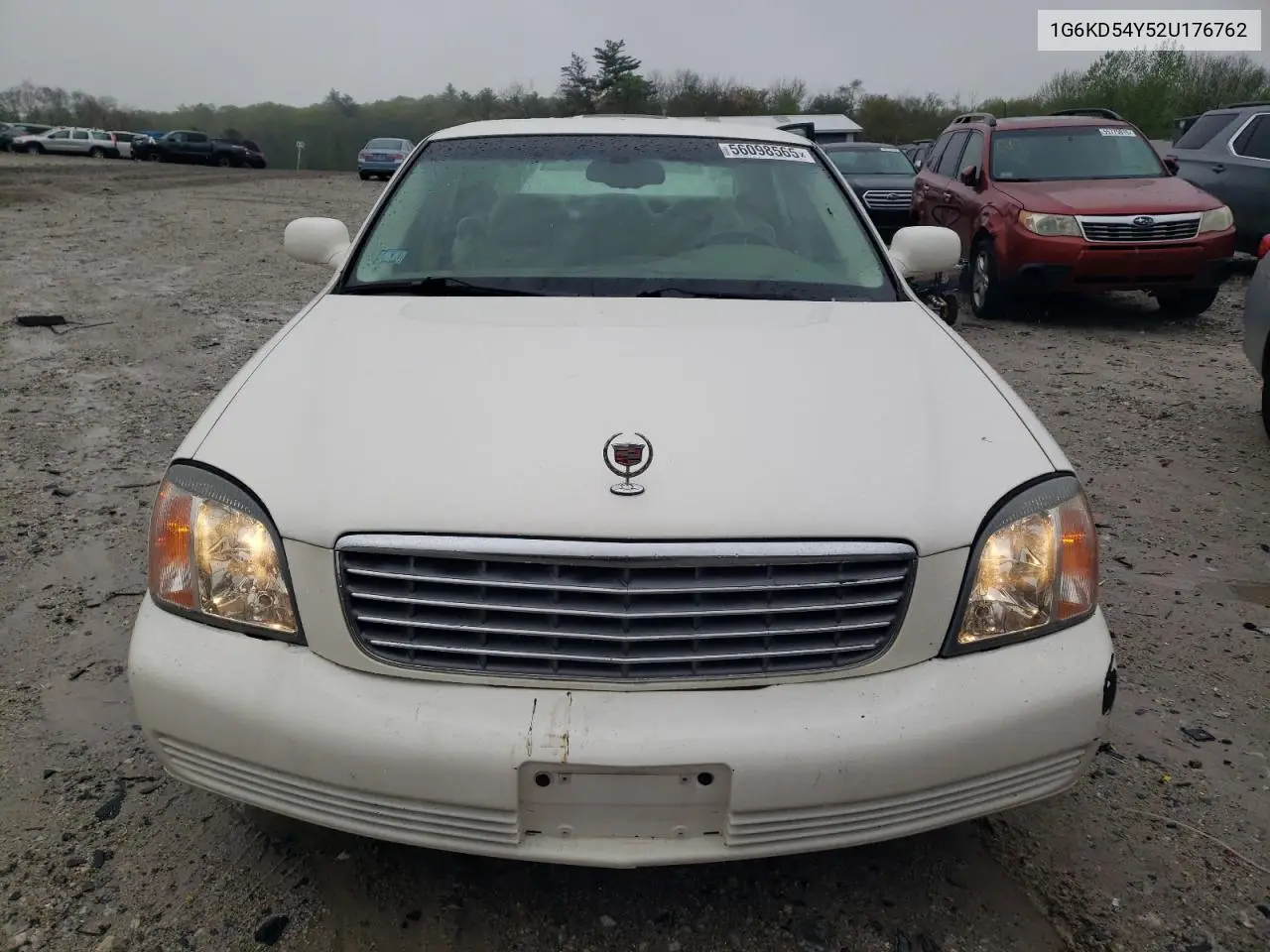 2002 Cadillac Deville VIN: 1G6KD54Y52U176762 Lot: 56098565