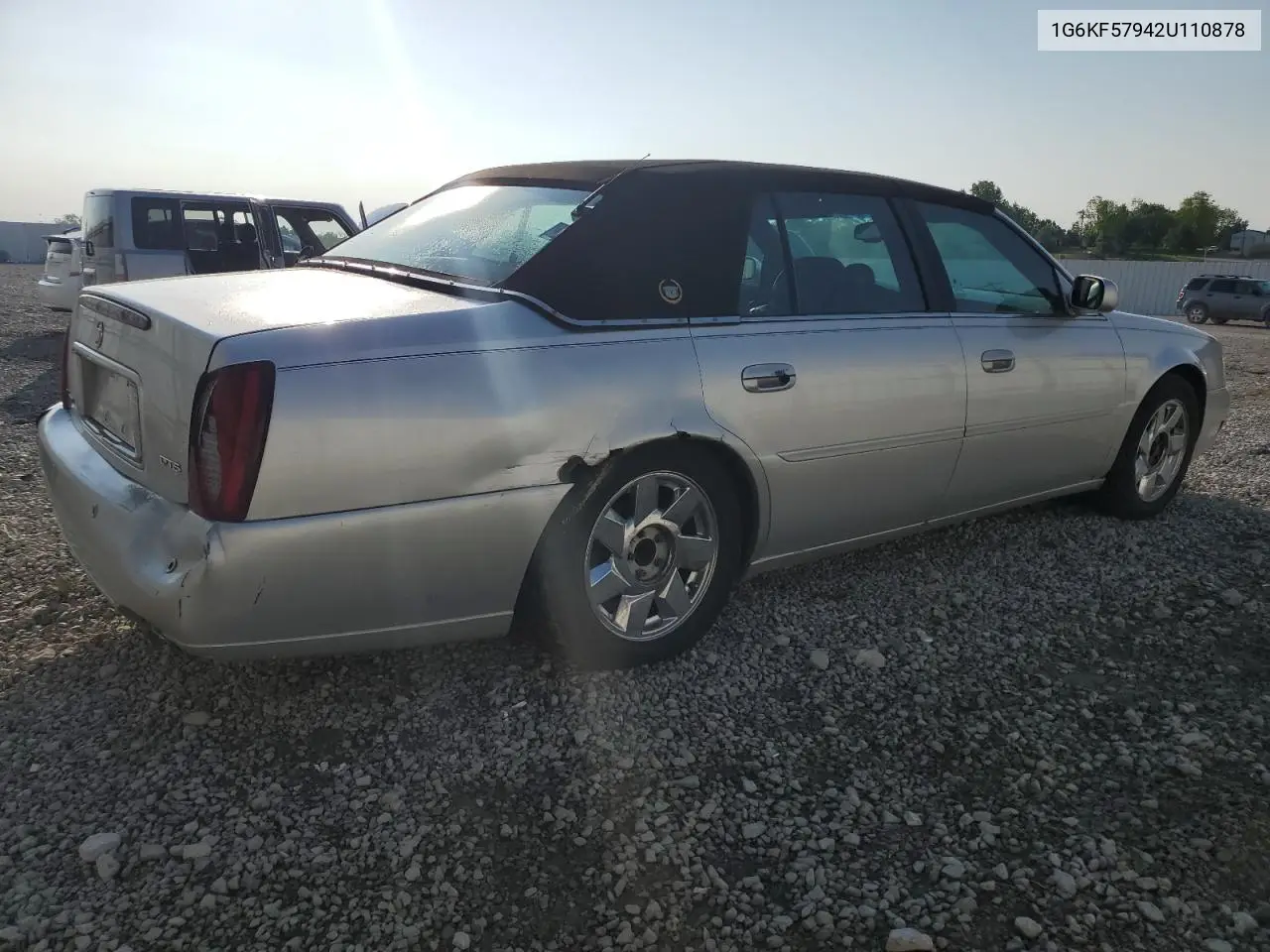 2002 Cadillac Deville Dts VIN: 1G6KF57942U110878 Lot: 57000015
