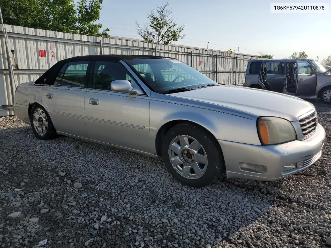 2002 Cadillac Deville Dts VIN: 1G6KF57942U110878 Lot: 57000015