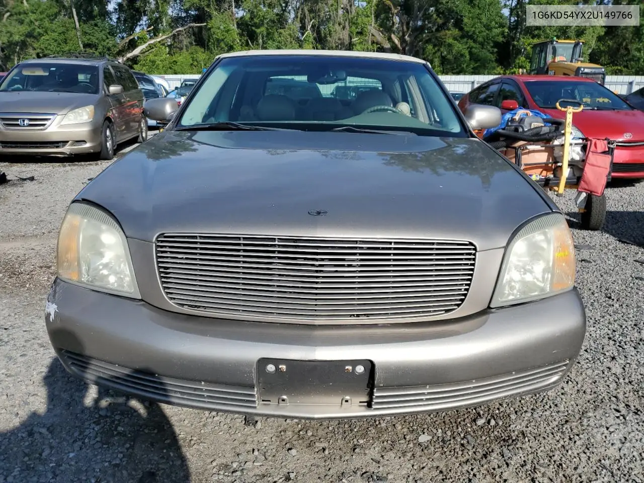 2002 Cadillac Deville VIN: 1G6KD54YX2U149766 Lot: 58389575