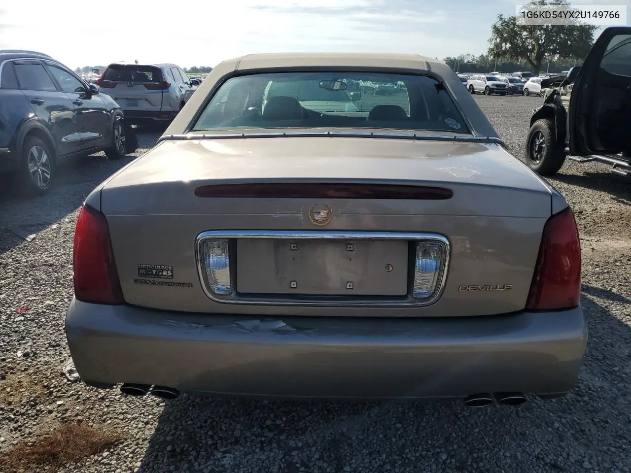 2002 Cadillac Deville VIN: 1G6KD54YX2U149766 Lot: 58389575