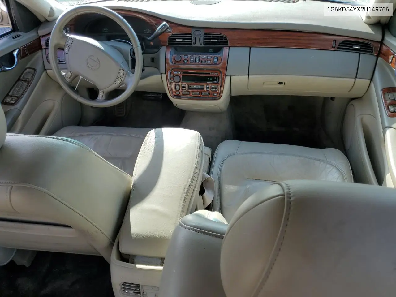 2002 Cadillac Deville VIN: 1G6KD54YX2U149766 Lot: 58389575