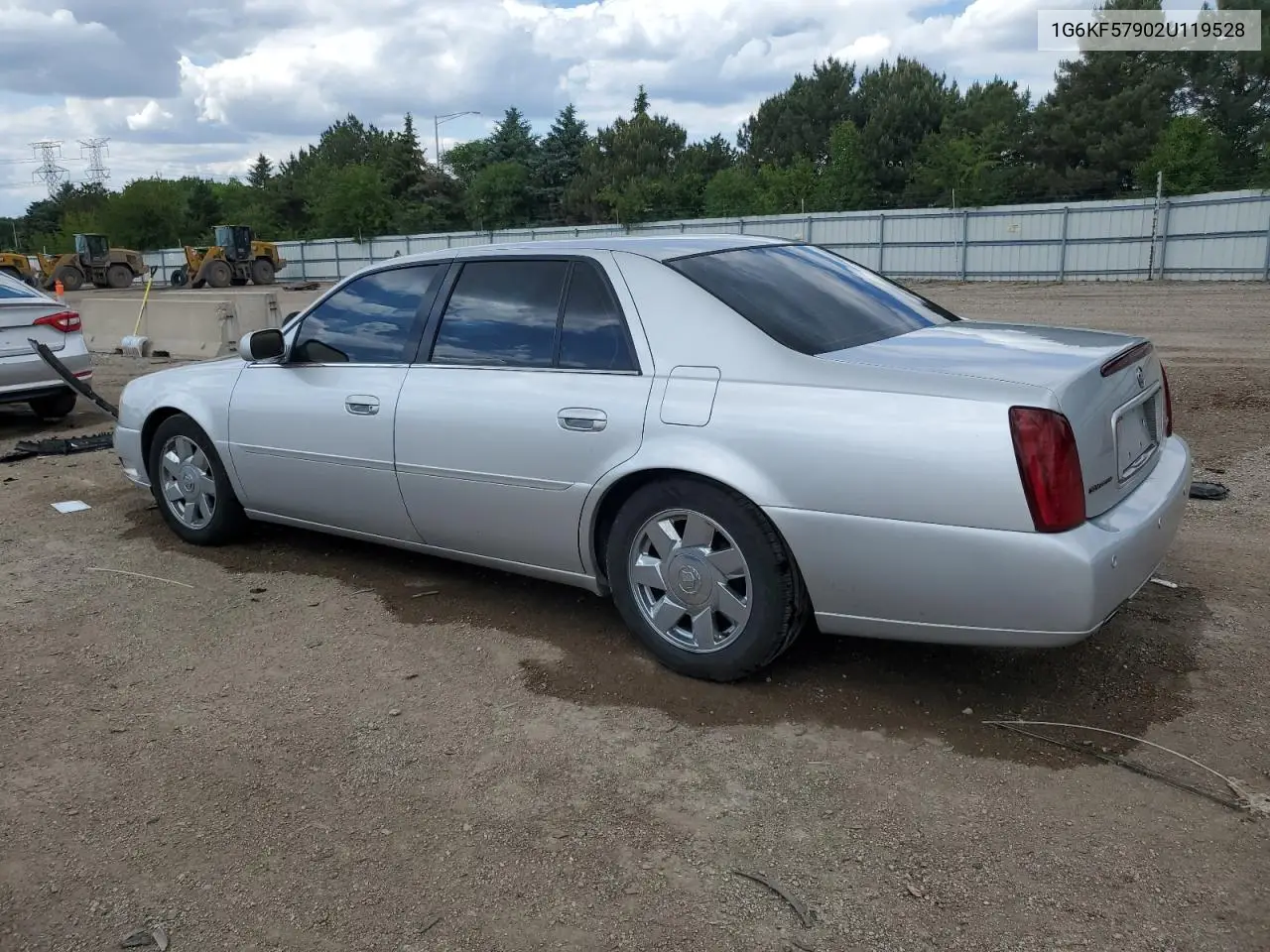 2002 Cadillac Deville Dts VIN: 1G6KF57902U119528 Lot: 58657005