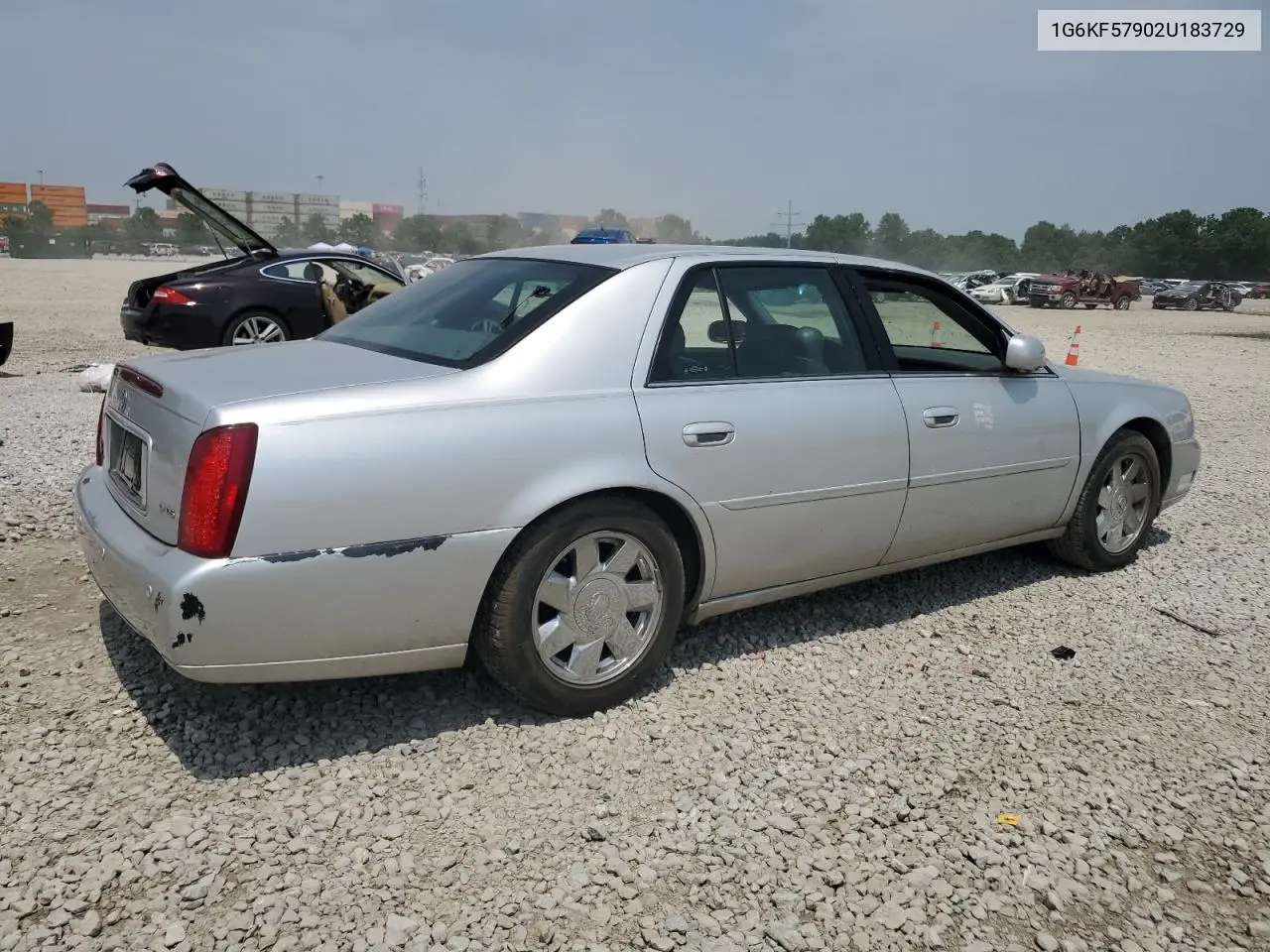 2002 Cadillac Deville Dts VIN: 1G6KF57902U183729 Lot: 60085355