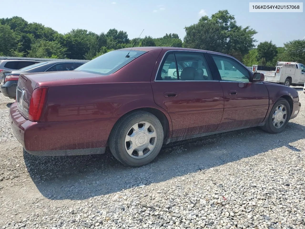 2002 Cadillac Deville VIN: 1G6KD54Y42U157068 Lot: 62997964