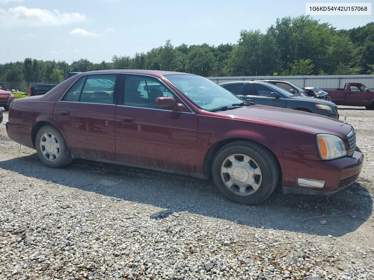2002 Cadillac Deville VIN: 1G6KD54Y42U157068 Lot: 62997964