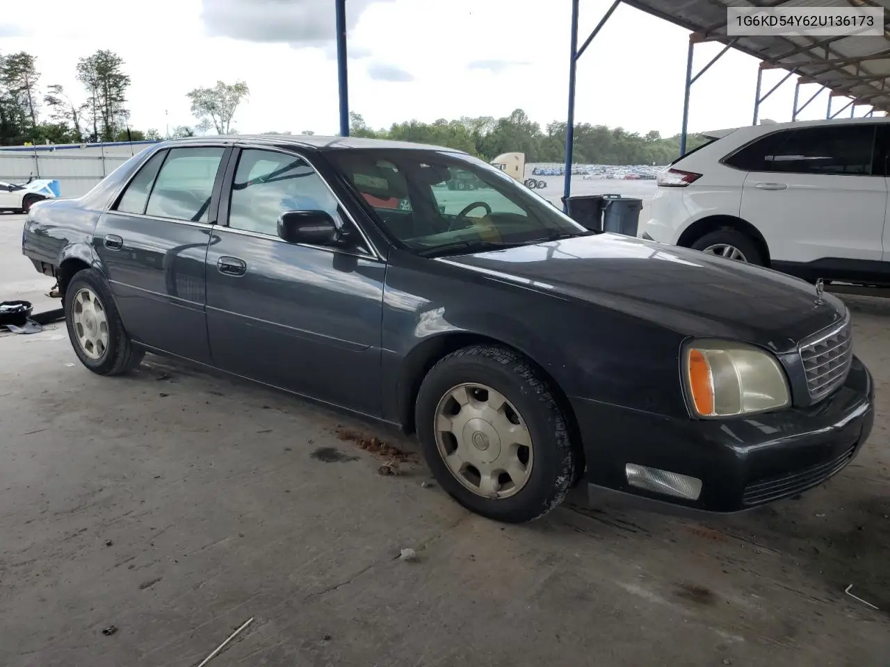2002 Cadillac Deville VIN: 1G6KD54Y62U136173 Lot: 63052325