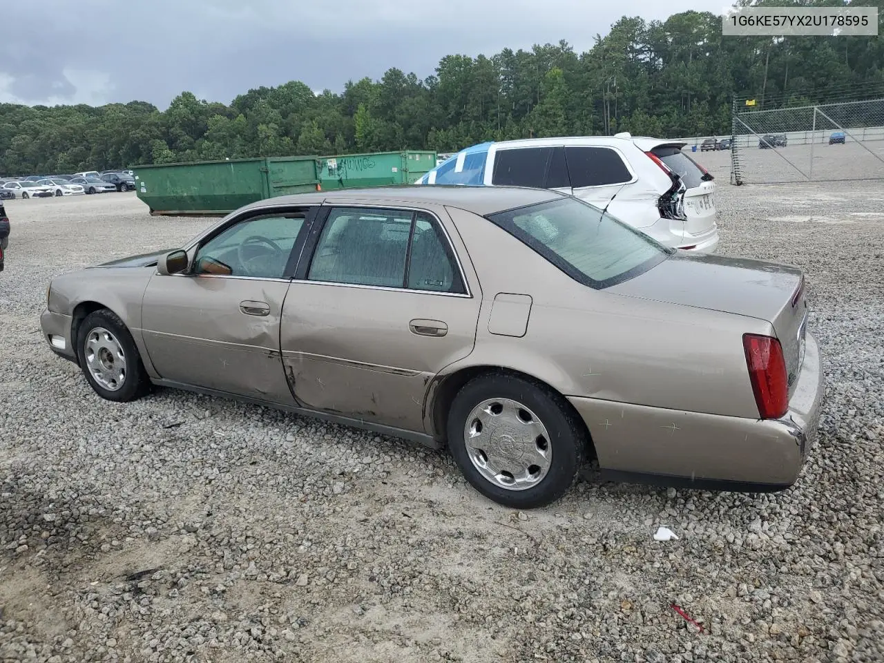 2002 Cadillac Deville Dhs VIN: 1G6KE57YX2U178595 Lot: 63981905