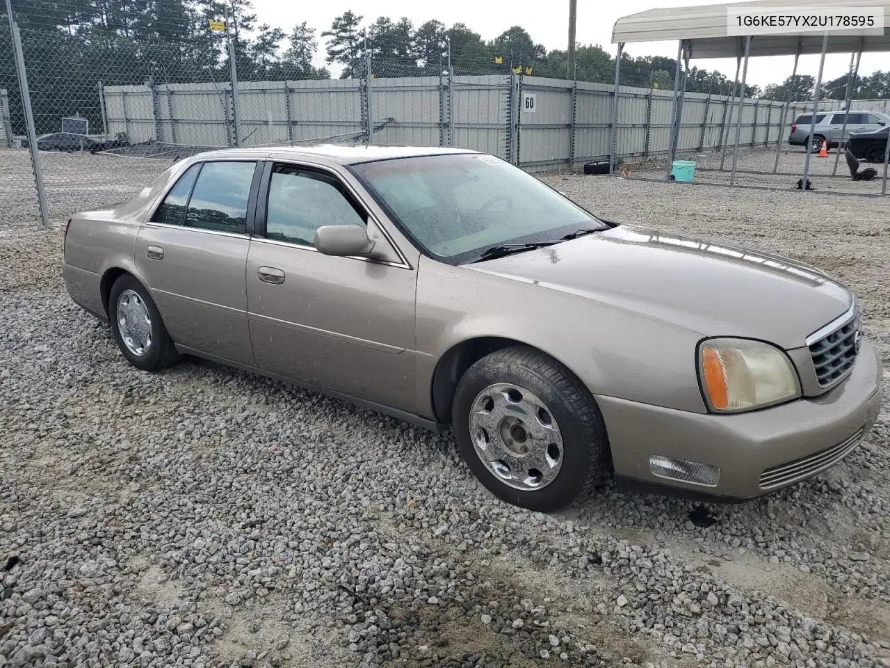 2002 Cadillac Deville Dhs VIN: 1G6KE57YX2U178595 Lot: 63981905