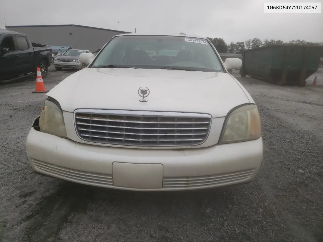 2002 Cadillac Deville VIN: 1G6KD54Y72U174057 Lot: 64141315