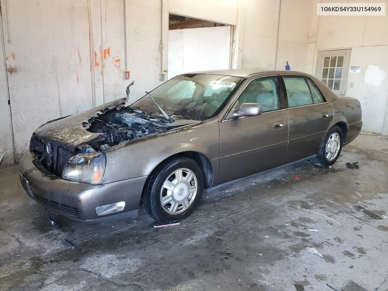 2003 Cadillac Deville VIN: 1G6KD54Y33U154969 Lot: 42022565