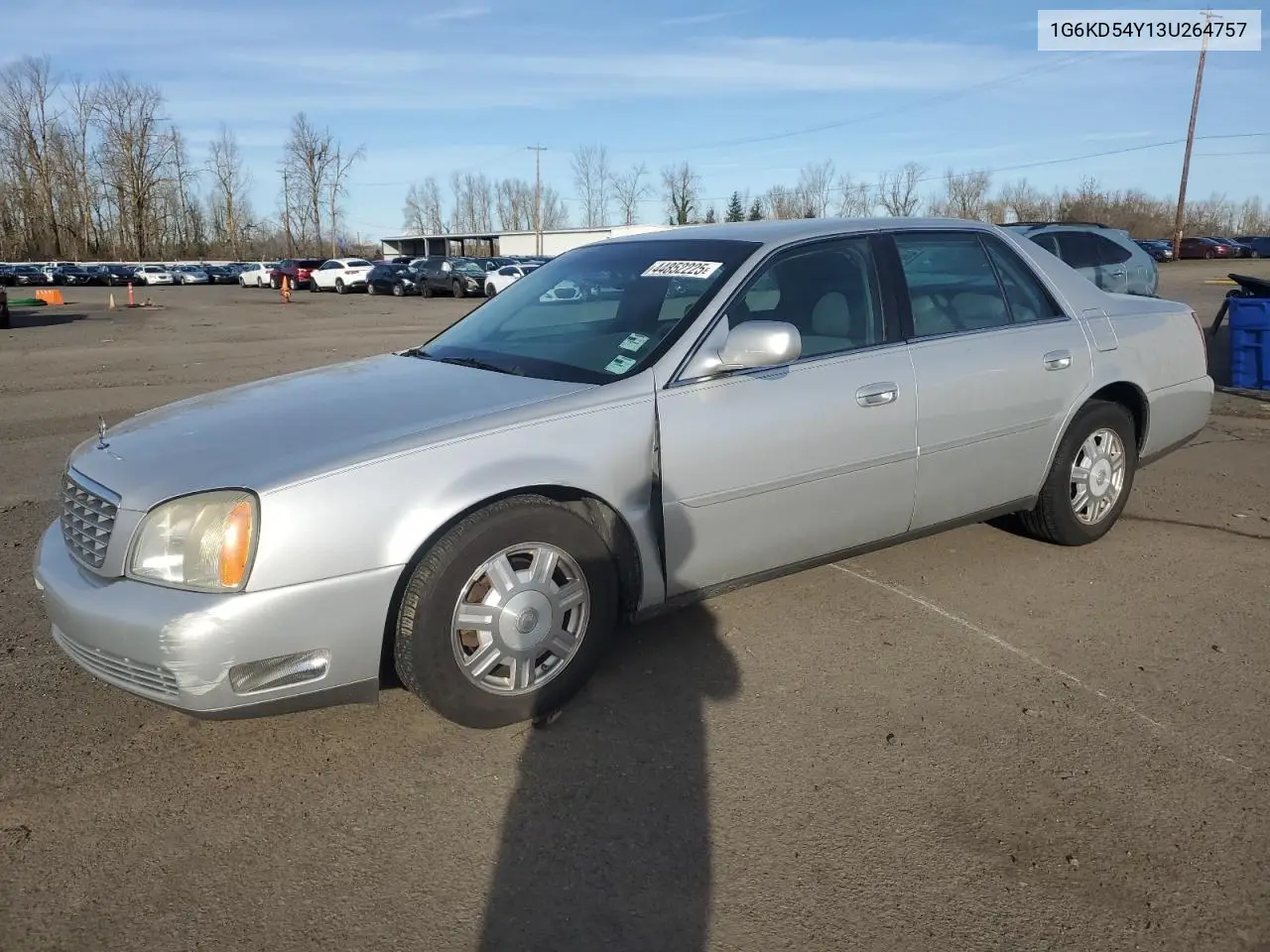 2003 Cadillac Deville VIN: 1G6KD54Y13U264757 Lot: 44852225
