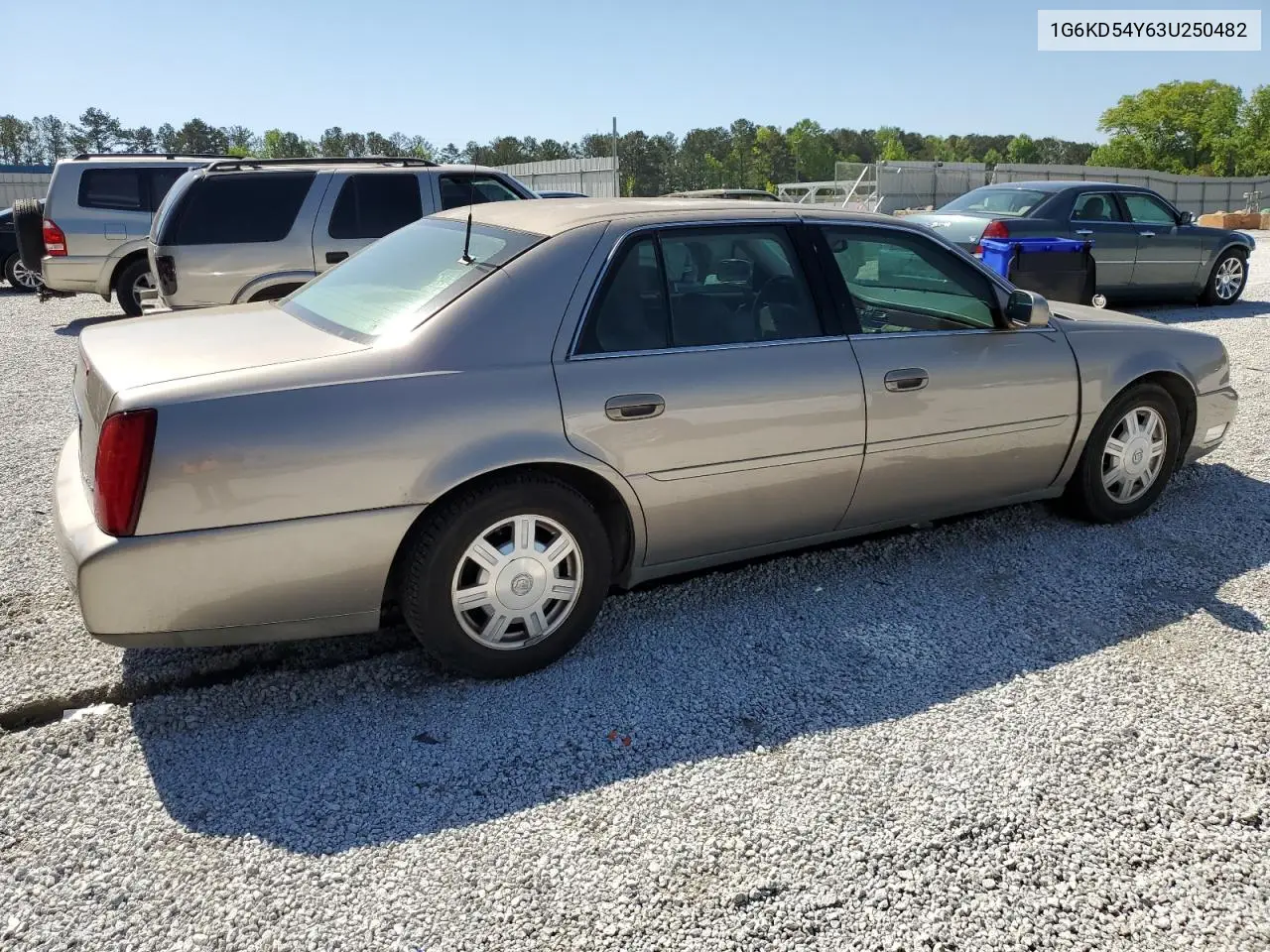 2003 Cadillac Deville VIN: 1G6KD54Y63U250482 Lot: 52164515