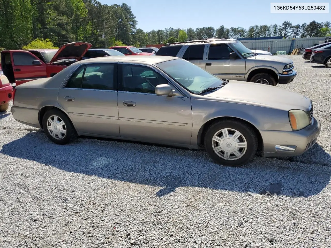 2003 Cadillac Deville VIN: 1G6KD54Y63U250482 Lot: 52164515