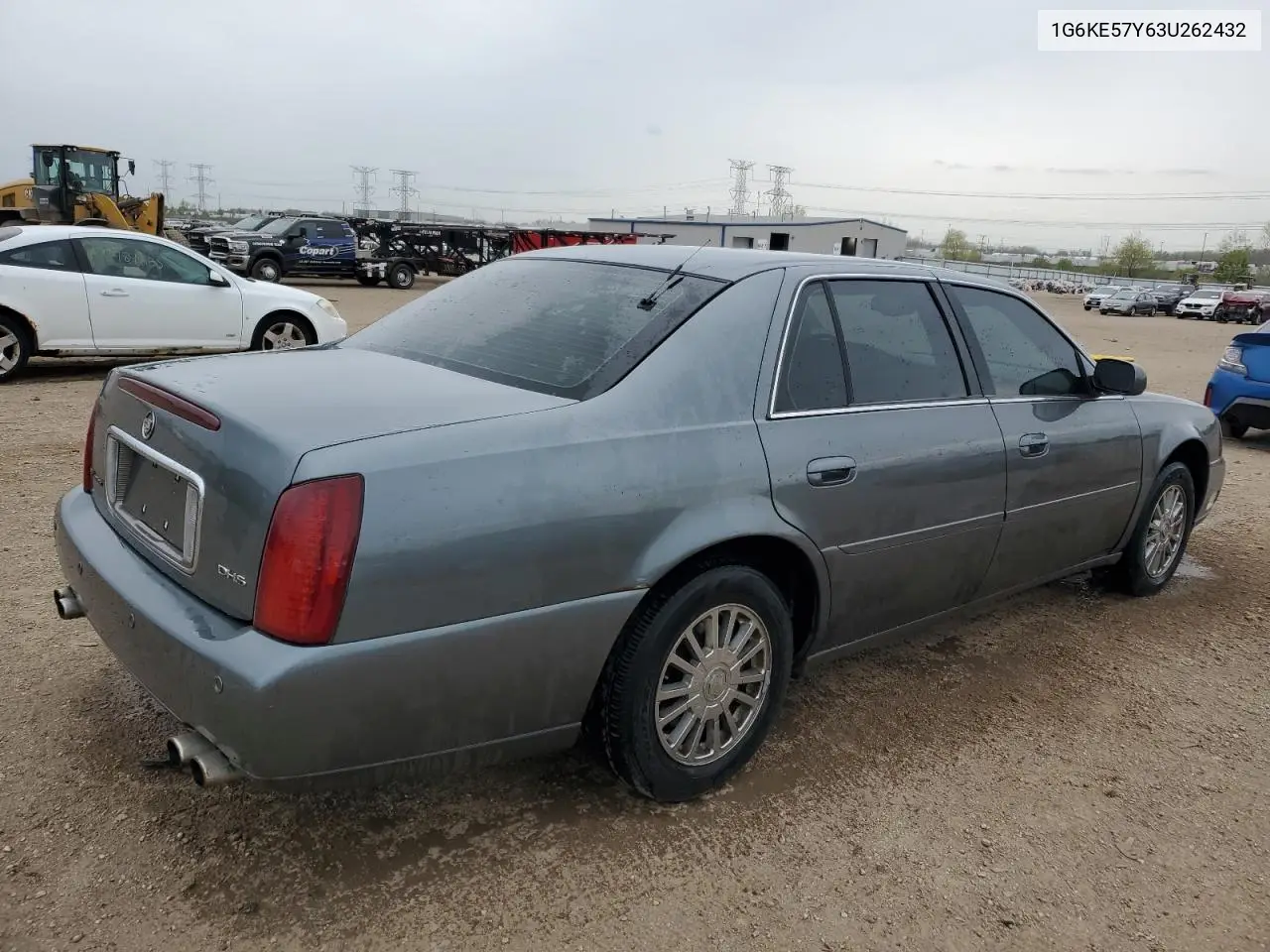 2003 Cadillac Deville Dhs VIN: 1G6KE57Y63U262432 Lot: 54673715