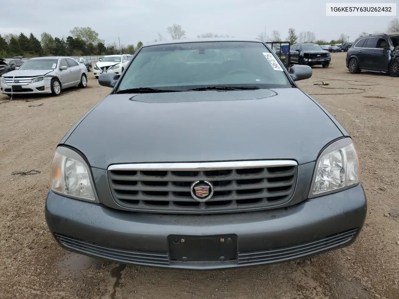 2003 Cadillac Deville Dhs VIN: 1G6KE57Y63U262432 Lot: 54673715