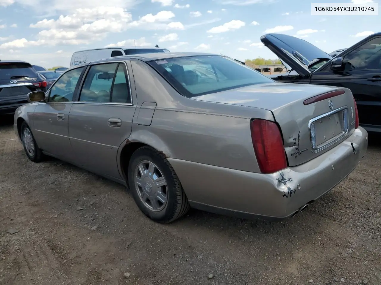 2003 Cadillac Deville VIN: 1G6KD54YX3U210745 Lot: 55724135