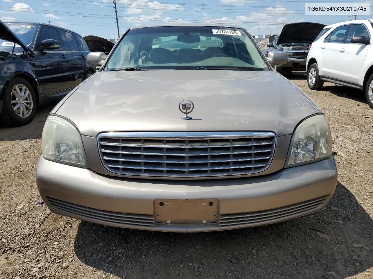 2003 Cadillac Deville VIN: 1G6KD54YX3U210745 Lot: 55724135