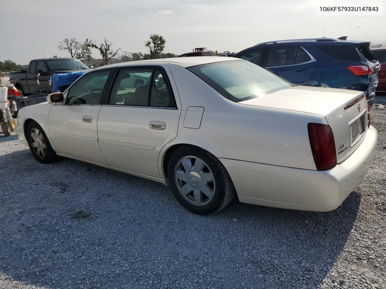 2003 Cadillac Deville Dts VIN: 1G6KF57933U147843 Lot: 55875195