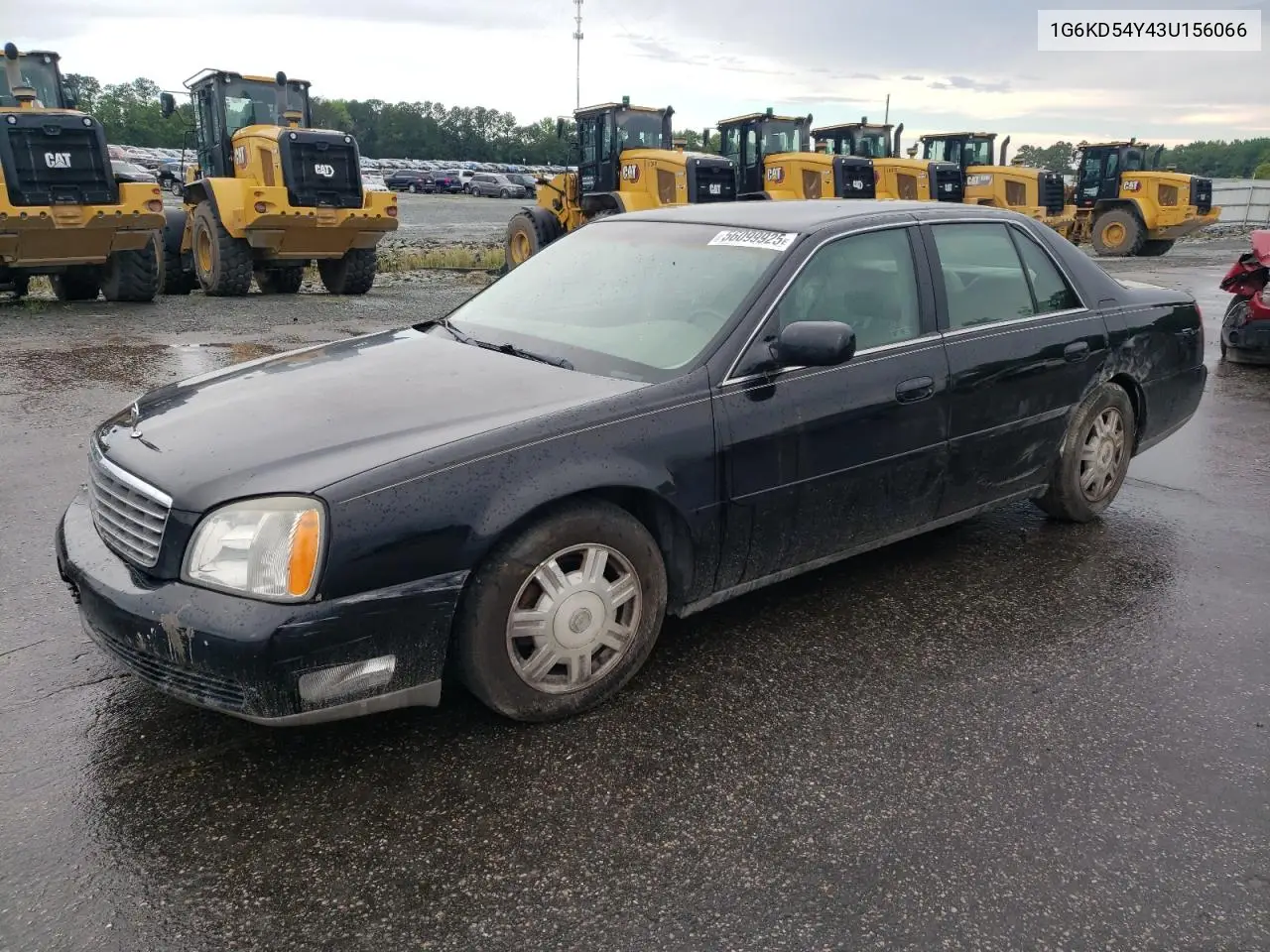 2003 Cadillac Deville VIN: 1G6KD54Y43U156066 Lot: 56099925